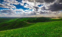 草原风景视频,碧波荡漾的绿色画卷